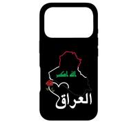 Carcasa para iPhone 17 Pro Diseño de Bandera de Irak, hogar de IRQ Bagdad, Orgullo iraquí, Amo a Irak