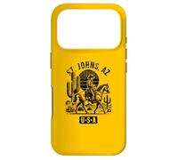 Carcasa para iPhone 17 Pro Diseño de Caballo Vaquero de St Johns, Arizona, EE. UU., Estilo Vintage.