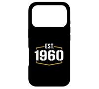 Carcasa para iPhone 17 Pro Diseño de cumpleaños de 1960 Estilo Vintage Establecido en 1960