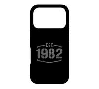 Carcasa para iPhone 17 Pro Diseño de cumpleaños de 1982 Estilo Vintage Establecido en 1982