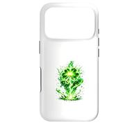 Carcasa para iPhone 17 Pro Diseño de energía de sobretensión Clover