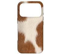 Carcasa para iPhone 17 Pro Diseño de Estilo Rancho Occidental de Vaca marrón Blanco