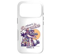 Carcasa para iPhone 17 Pro Diseño de Estilo Retro Venice Florida Paradise Cocodril