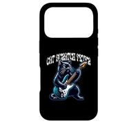 Carcasa para iPhone 17 Pro Diseño de Gato Scratch Fever con diseño de Gato Tocando la Guitarra Rock and Roll