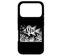 Carcasa para iPhone 17 Pro Diseño de la Vida Marina del Acuario del Arte de la línea de Pescado