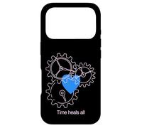 Carcasa para iPhone 17 Pro Diseño de neón Time Heals All Heart & Gear