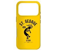 Carcasa para iPhone 17 Pro Diseño de Recuerdo de St George Utah Dancing Kokopelli
