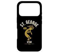 Carcasa para iPhone 17 Pro Diseño de Recuerdo de St George Utah Dancing Kokopelli