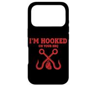 Carcasa para iPhone 17 Pro Diseño Divertido de ahumador con Texto en inglés I'm Hooked On Your BBQ