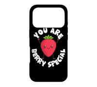 Carcasa para iPhone 17 Pro Diseño Especial de Juego de Palabras de Bayas para Amantes de Las Fresas de You Are Berry