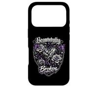 Carcasa para iPhone 17 Pro Diseño gótico EMO bellamente Roto