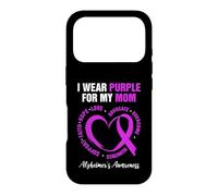 Carcasa para iPhone 17 Pro Diseño I Wear Purple For My Mom - Concientización sobre el Alzheimer