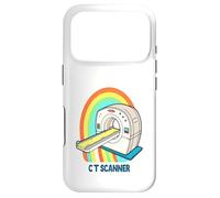 Carcasa para iPhone 17 Pro Diseño Retro del escáner CT del Arco Iris