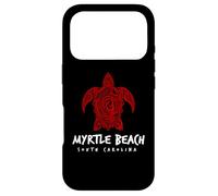 Carcasa para iPhone 17 Pro Diseño Tribal de Playa de Tortuga Marina de Myrtle Beach Carolina del Sur