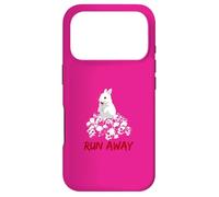 Carcasa para iPhone 17 Pro Diseño Unisex Divertido de Conejo Run Away