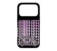 Carcasa para iPhone 17 Pro Disfraz de DJ de batería y bajo para Chica de Pink Junglist, Jungle Mix Music