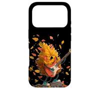 Carcasa para iPhone 17 Pro Disfraz de Hoja excitada con Guitarra eléctrica para Hombre y Mujer