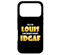 Carcasa para iPhone 17 Pro Disfraz de Louis Idgaf Funny Meme Disfraz de Halloween para Louis