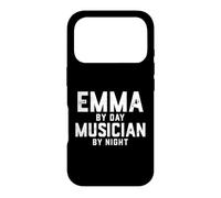 Carcasa para iPhone 17 Pro Disfraz de músico de Emma Gen Z Música Millennial Emma Meme Song