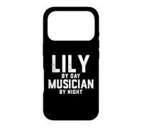 Carcasa para iPhone 17 Pro Disfraz de músico de Lily Gen Z Millennial Music Lily Girl Song