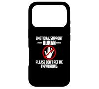 Carcasa para iPhone 17 Pro Disfraz Humano de Halloween con Apoyo Emocional No me acaricies