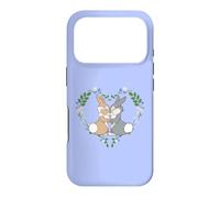 Carcasa para iPhone 17 Pro Disney Bambi Thumper & Miss Bunny Floral Heart Valentine's