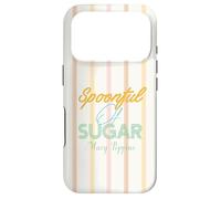 Carcasa para iPhone 17 Pro Disney Classic Mary Poppins Cucharada de azúcar a rayas