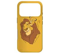 Carcasa para iPhone 17 Pro Disney El Rey León Simba y Mufasa Padre e Hijo