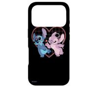Carcasa para iPhone 17 Pro Disney Lilo y Stitch Angel se besan en forma de corazón