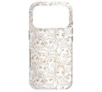 Carcasa para iPhone 17 Pro Disney Princess Celebration Minimalist Line Art