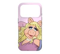 Carcasa para iPhone 17 Pro Disney The Muppets Miss Piggy Big Face Pink