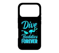 Carcasa para iPhone 17 Pro Dive Buddies Forever Funny Scuba Dives Diver Diving