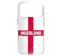 Carcasa para iPhone 17 Pro Divertida Bandera Inglaterra Expat Inglés el St Georges Day