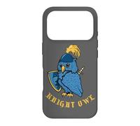 Carcasa para iPhone 17 Pro Divertida Feria Medieval de justas de Knight Owl