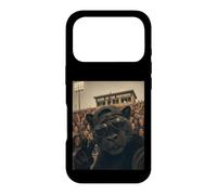Carcasa para iPhone 17 Pro Divertida Mascota de Panther Student para Selfies Vintage para el Día del Juego