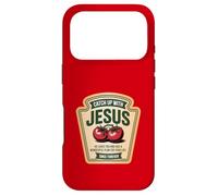 Carcasa para iPhone 17 Pro Divertida Pascua Ponerse al día con Jesús Resurrección Christian Love