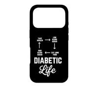 Carcasa para iPhone 17 Pro Divertida Tabla de Estilo de Vida de Diabetic Life para diabéticos Fun Wear
