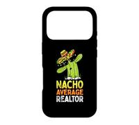 Carcasa para iPhone 17 Pro Divertido Agente Inmobiliario Humor Divertido Nacho Promedio Agente Inmobiliario