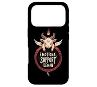 Carcasa para iPhone 17 Pro Divertido Apoyo Emocional Demon Kawaii Baphomet Goth