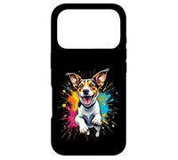 Carcasa para iPhone 17 Pro Divertido Arte de Jack Russell Dog Splash Lovers