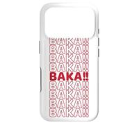 Carcasa para iPhone 17 Pro Divertido Baka Anime estético en Japón Retro Harajuku Estilo