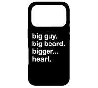 Carcasa para iPhone 17 Pro Divertido - Big Guy Big Beard Bigger Heart