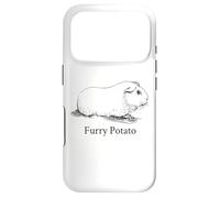 Carcasa para iPhone 17 Pro Divertido Conejillo de Indias Peludo Patata Mal Nombre Animal Broma estúpida