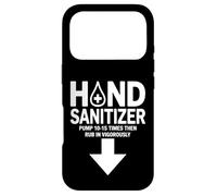 Carcasa para iPhone 17 Pro Divertido Desinfectante De Manos Bomba Broma Humor Adulto