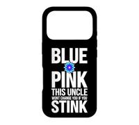 Carcasa para iPhone 17 Pro Divertido Dicho Rosa This Uncle Wont Change You If You Stink