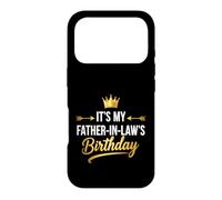 Carcasa para iPhone 17 Pro Divertido Diciendo Que es mi Padre leyes cumpleaños