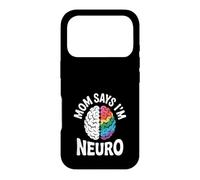 Carcasa para iPhone 17 Pro Divertido diseño de Cerebro neurodiverso mamá Dice Que Soy Neuro