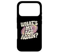 Carcasa para iPhone 17 Pro Divertido diseño de Texto de Sarcasmo Happy Hour de What's My Age Again
