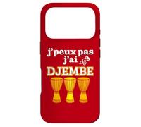 Carcasa para iPhone 17 Pro Divertido Djembe Humor per Orgullo Baterista Djembe Tambores