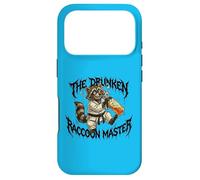 Carcasa para iPhone 17 Pro Divertido Drunk Raccoon Master Karate
